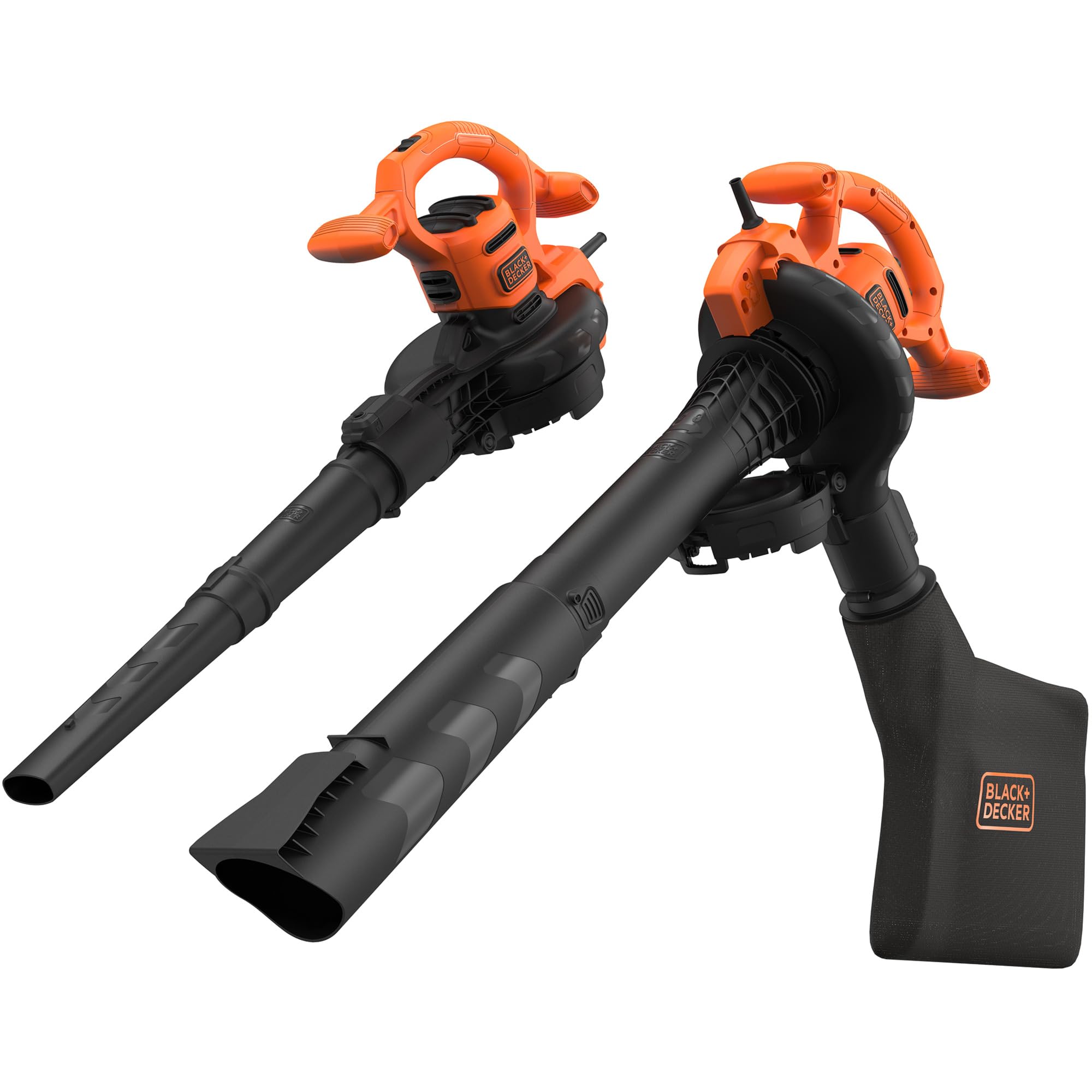 BLACK+DECKER BEBLV260 Soplador Aspirador y Triturador de Hojas 2.600W Velocidad de Soplado de 315 Km H