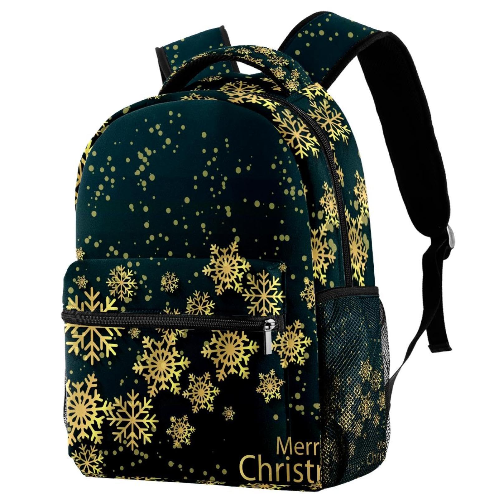 Sac à dos d'école flocon de neige pour les sorties au collège et weekends - 7