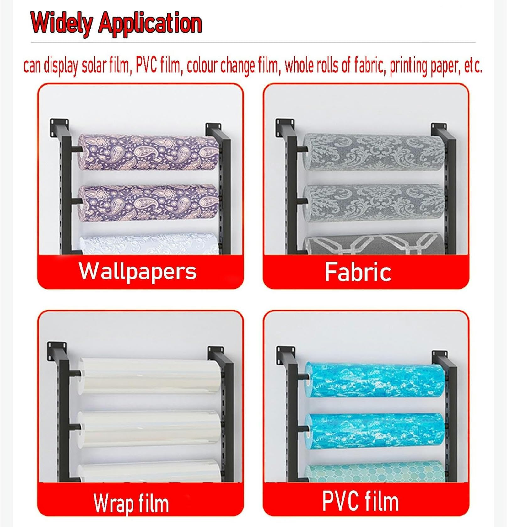 ビニールラップロールホルダー 商業用テキスタイルファブリック