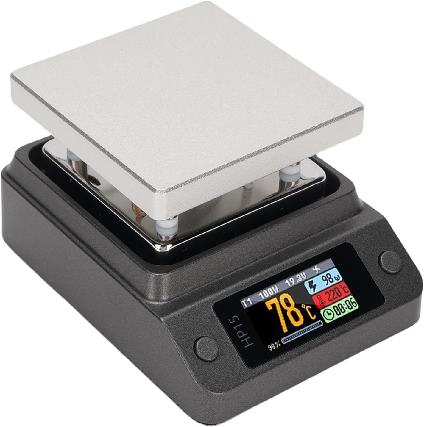 MAVIS LAVEN Soldering Platform Preheating Table 80-350°C Hot Plate LED Microcomputer Electric Preheat Station Welder Rework Heater Lab Built in Organic Light Emitting Diode Screen Chip