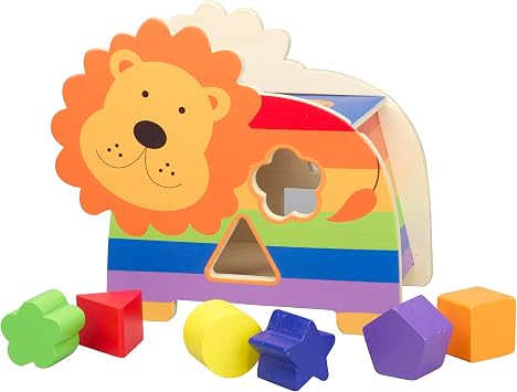 Orange Tree Toys Lion Shape Sorter