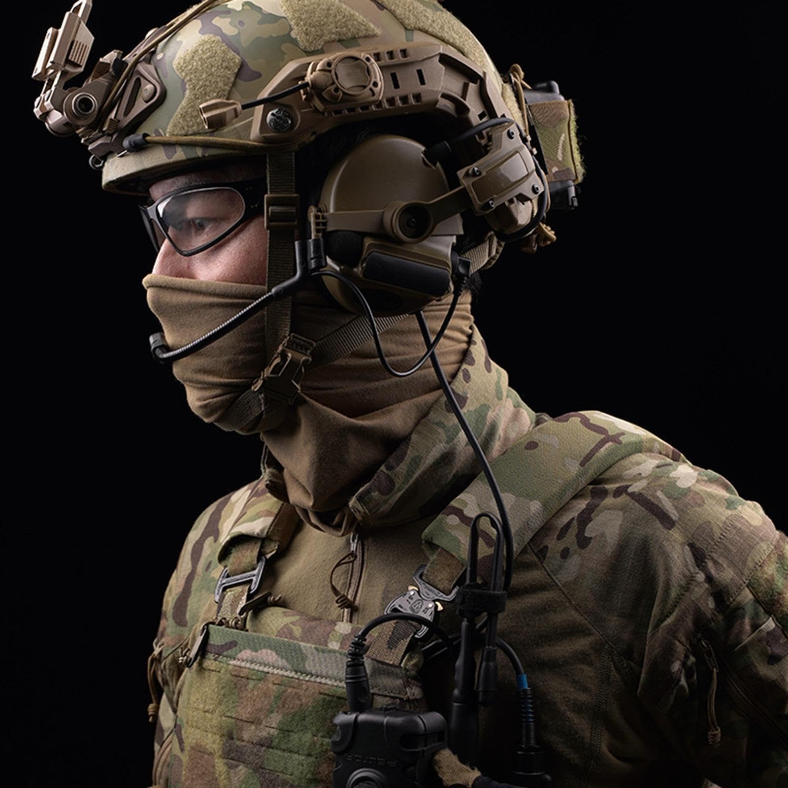 Comode Cuffie antirumore con Microfono Regolabile per Lavoratori edili, prolungato in Ambienti rumorosi, Cuffie per Casco con Microfono, Senza