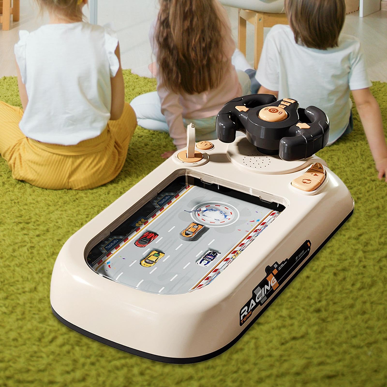 Juguete Interactivo de Aprendizaje con, Simulador de Conducción con Botón de Música Y Efectos de Sonido, Diseñado para Promover El Desarrollo Co