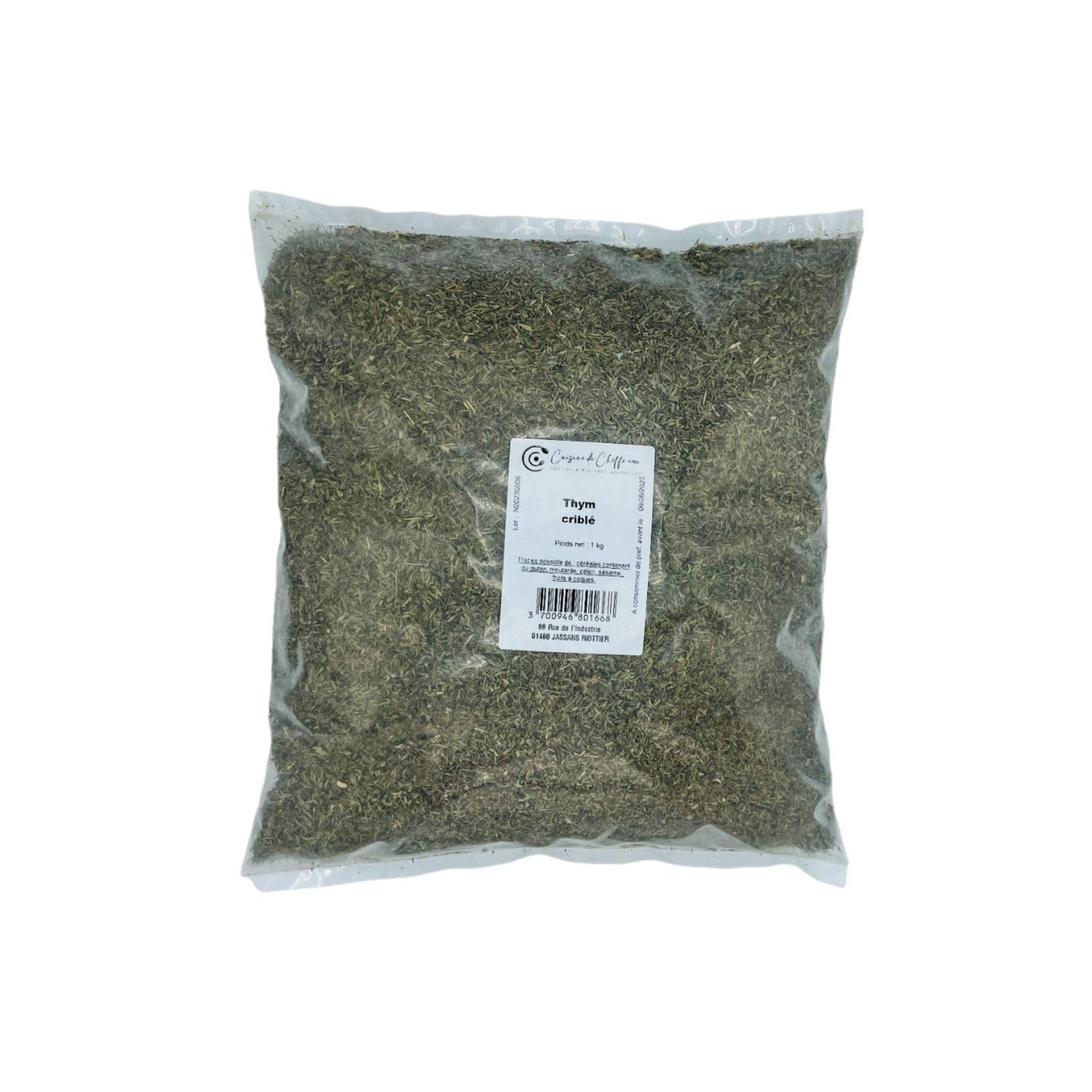Cheffe.com – Lote de 10 tomillo acribado – Bolsita de 1 kg