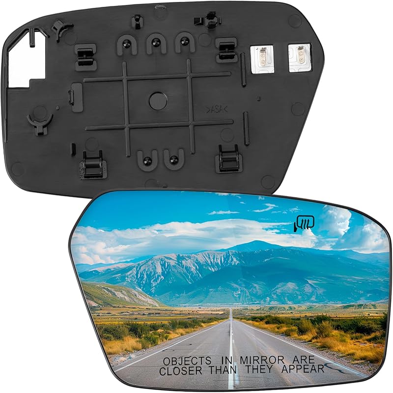 Lente de Espelho Retrovisor Direito com Aquecimento LOIYLLEN para Ford Fusion e Mercury Milan 2006 a 2010 – 1 unidade