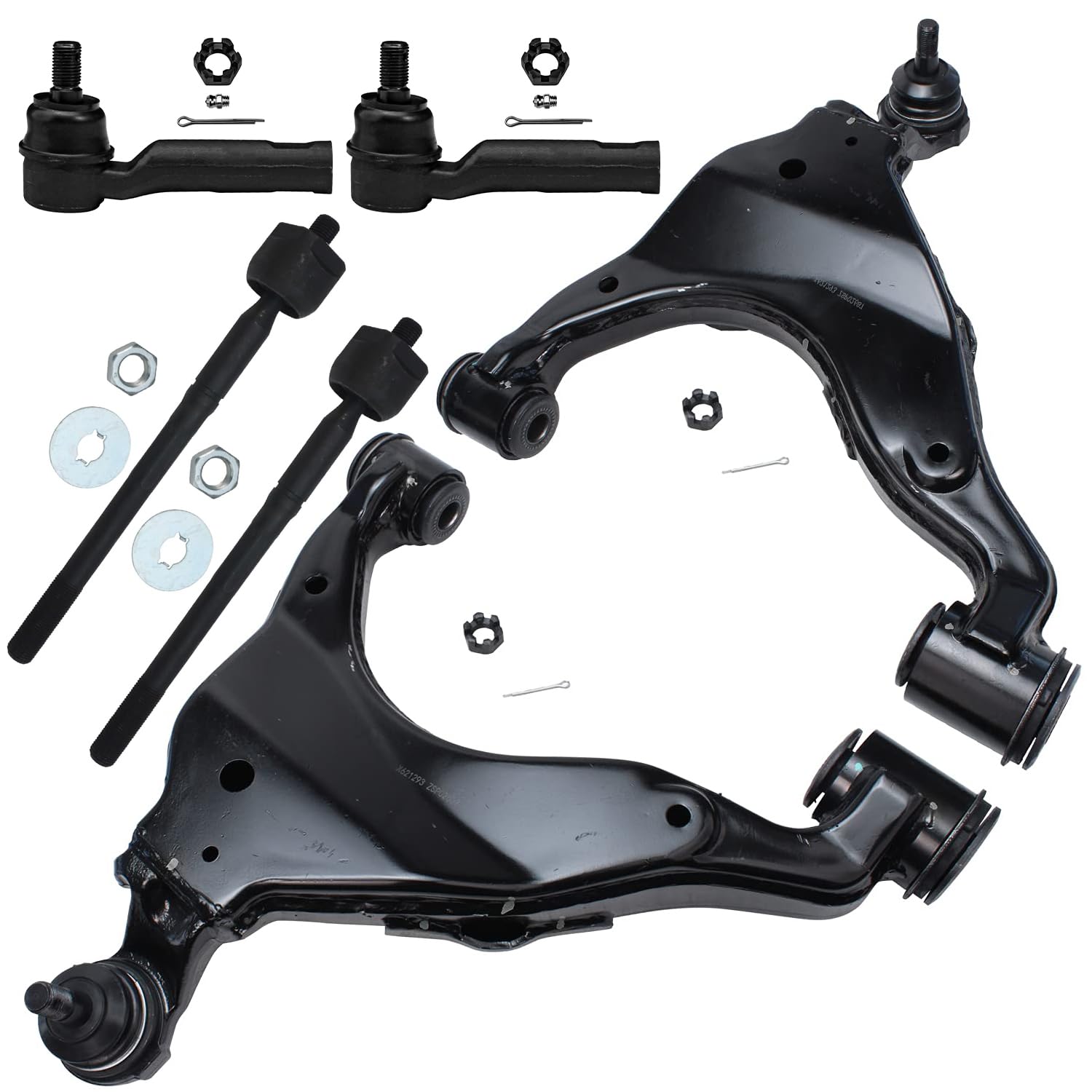 Detroit Axle - 6pc Front End Control Arms Kit for 2005-2015 Toyota Tacoma