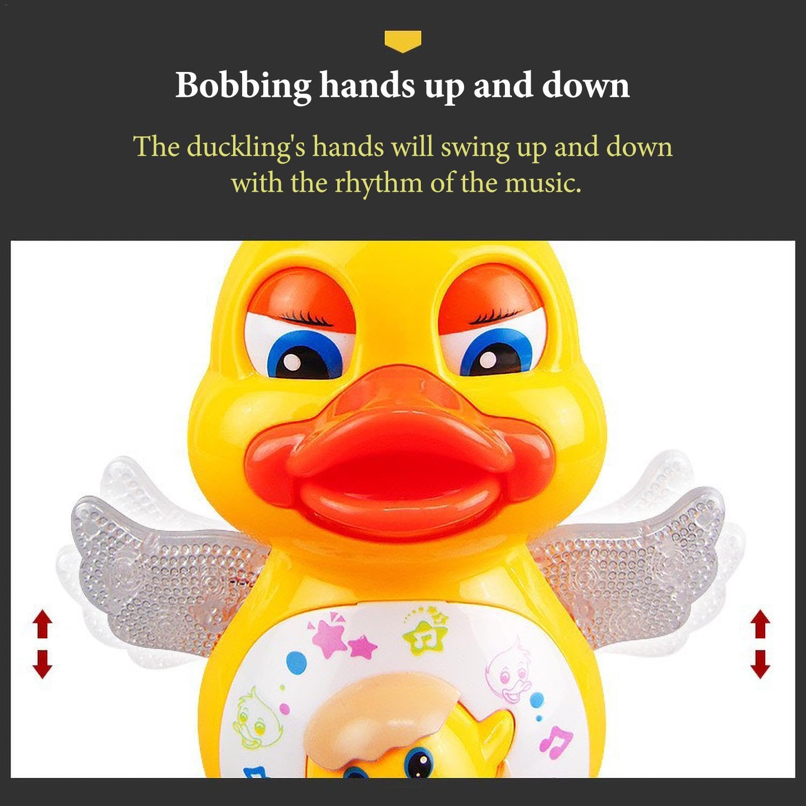 Canard Dansant - Jouet Interactif Musical En ABS Pour Enfant | Lumineux Et Chantant Avec Effets