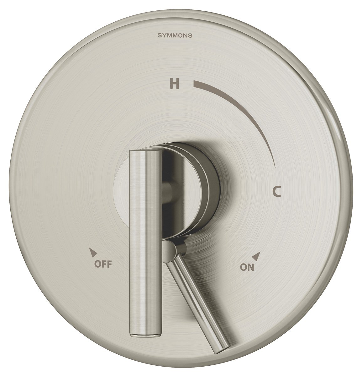 Symmons S-3500-CYL-B-STN-TRM Dia Shower Valve Trim in Satin Nickel (Valve Not Included)