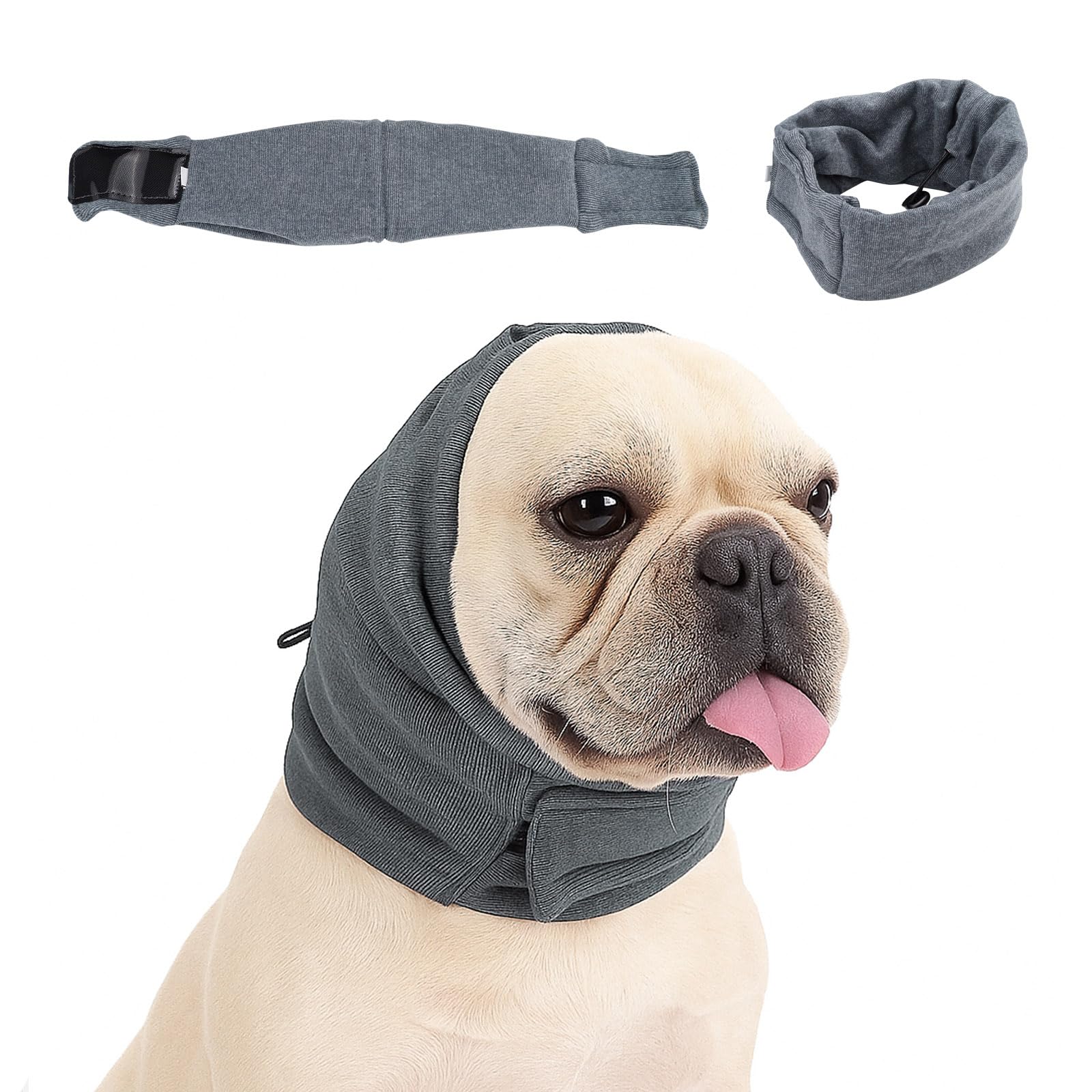 Dog Ear Muffs, Grey Dog Ear Muffs Noise Protection Size S