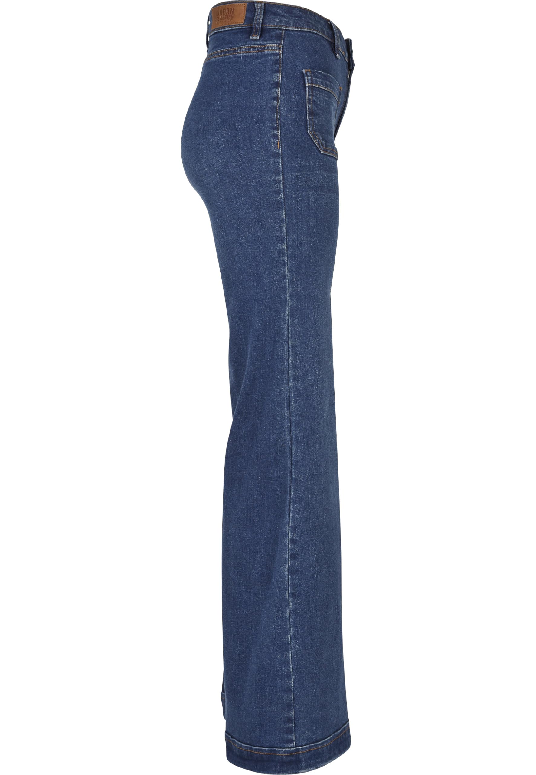 Urban Classics Damen Ladies Vintage Flared Denim Pants