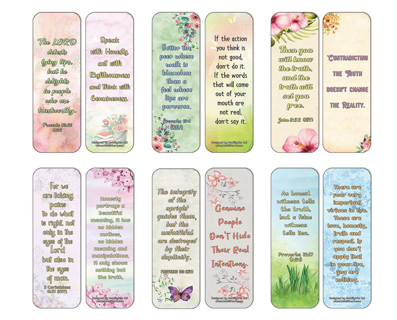 Buy NewEights Famous Verses and Quotes on Honesty (60Pack) Daily