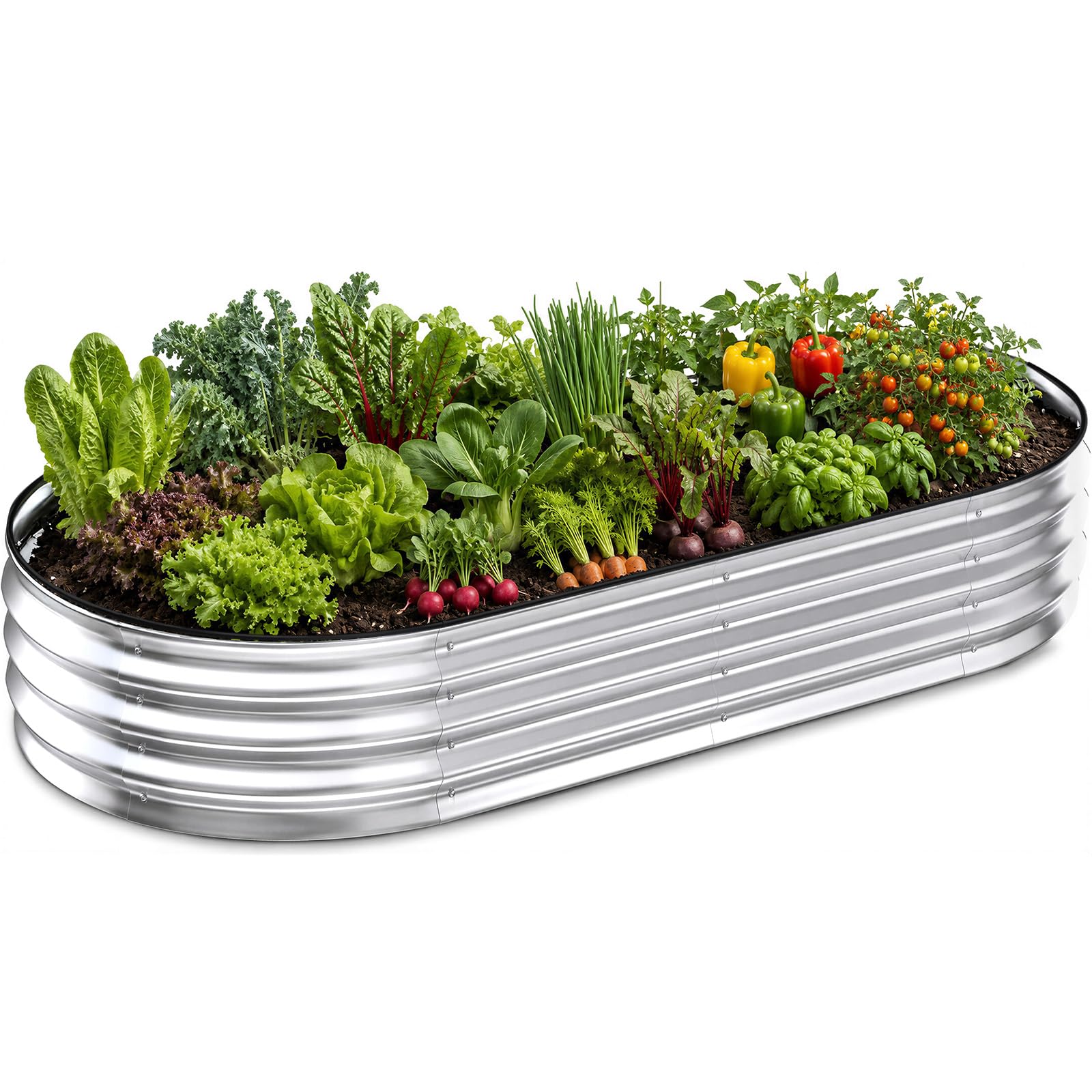Sweetcrispy Raised Garden Bed - 4x2ft Planter -9