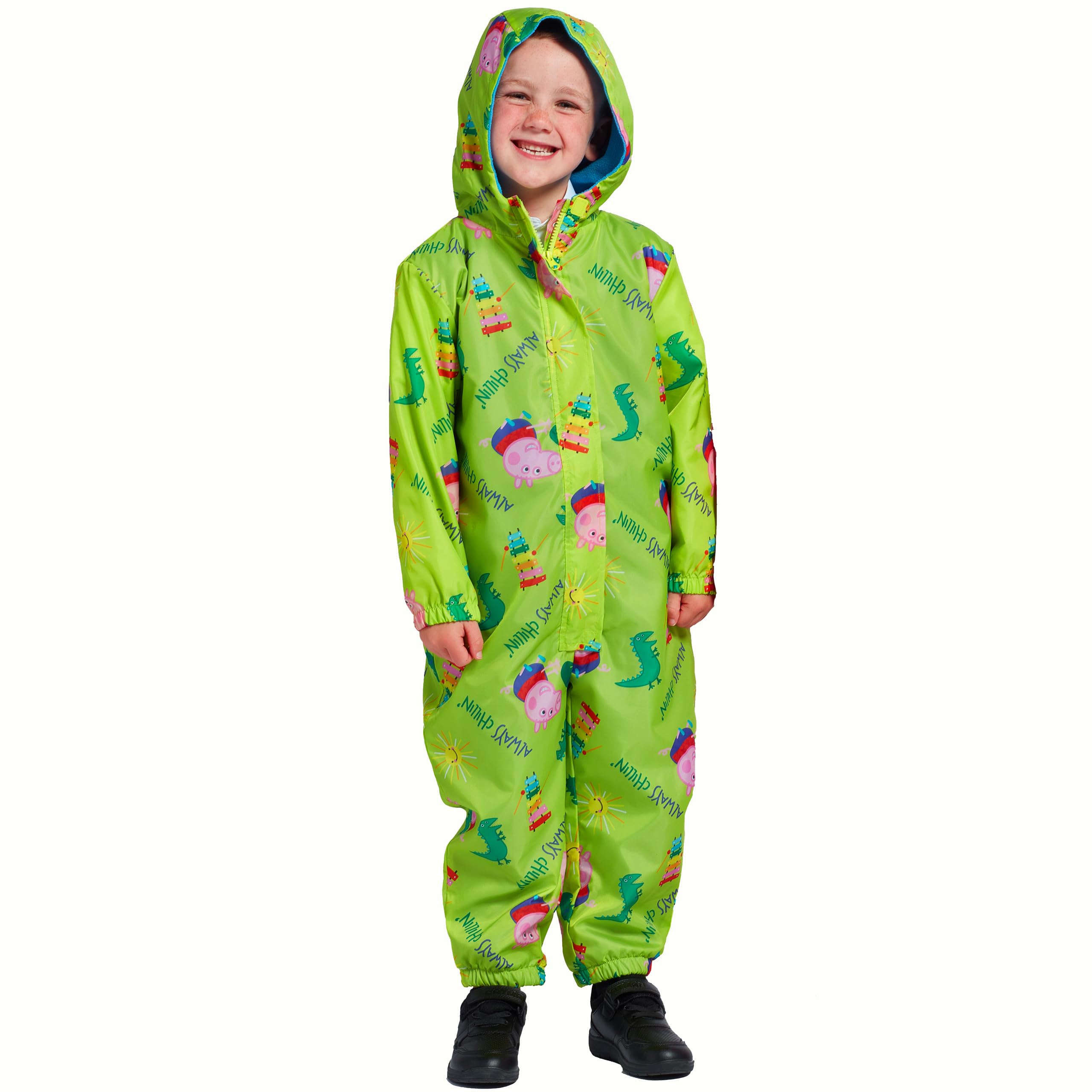 Peppa Wutz Regenanzug | George Wutz Matschanzug | Regenkleidung Kinder | Overall Für Jungs | 104