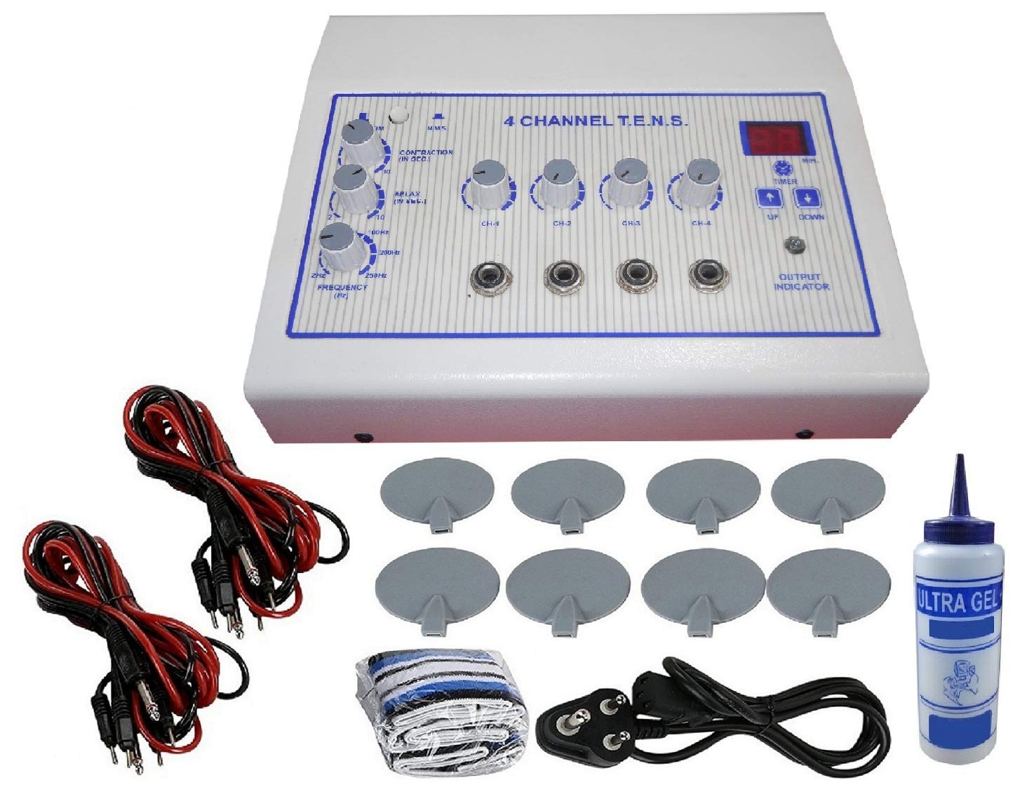 TYCOON PHYSIO SOLUTIONS White Electro Therapy Tens 4 Channel Manual