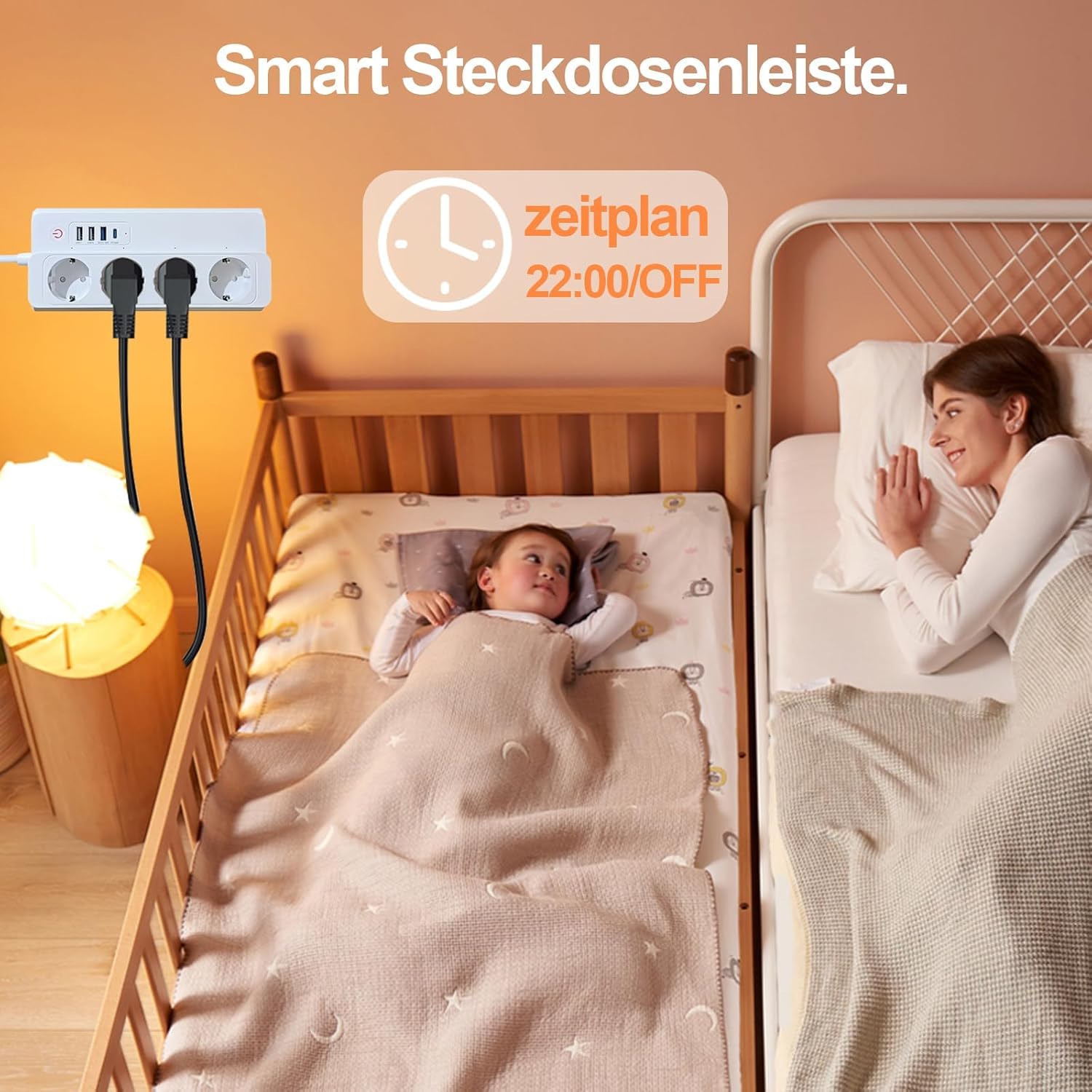 UseeLink Zigbee 3.0 Smart Power Strip ochrona przeciwprzepięciowa, gniazdo 2 typu C 20 W, złącze ładowania, 2 USB-A 220 V, 16 A, 3500 W, wymagany jest pojedynczy przełącznik, kompatybilny z Alexa Home