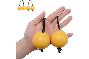 Premium 2 Pairs Aslatua Shaker, Kashaka Musical Percussion Instrument African Asalato Shaker Rhythmic Balls