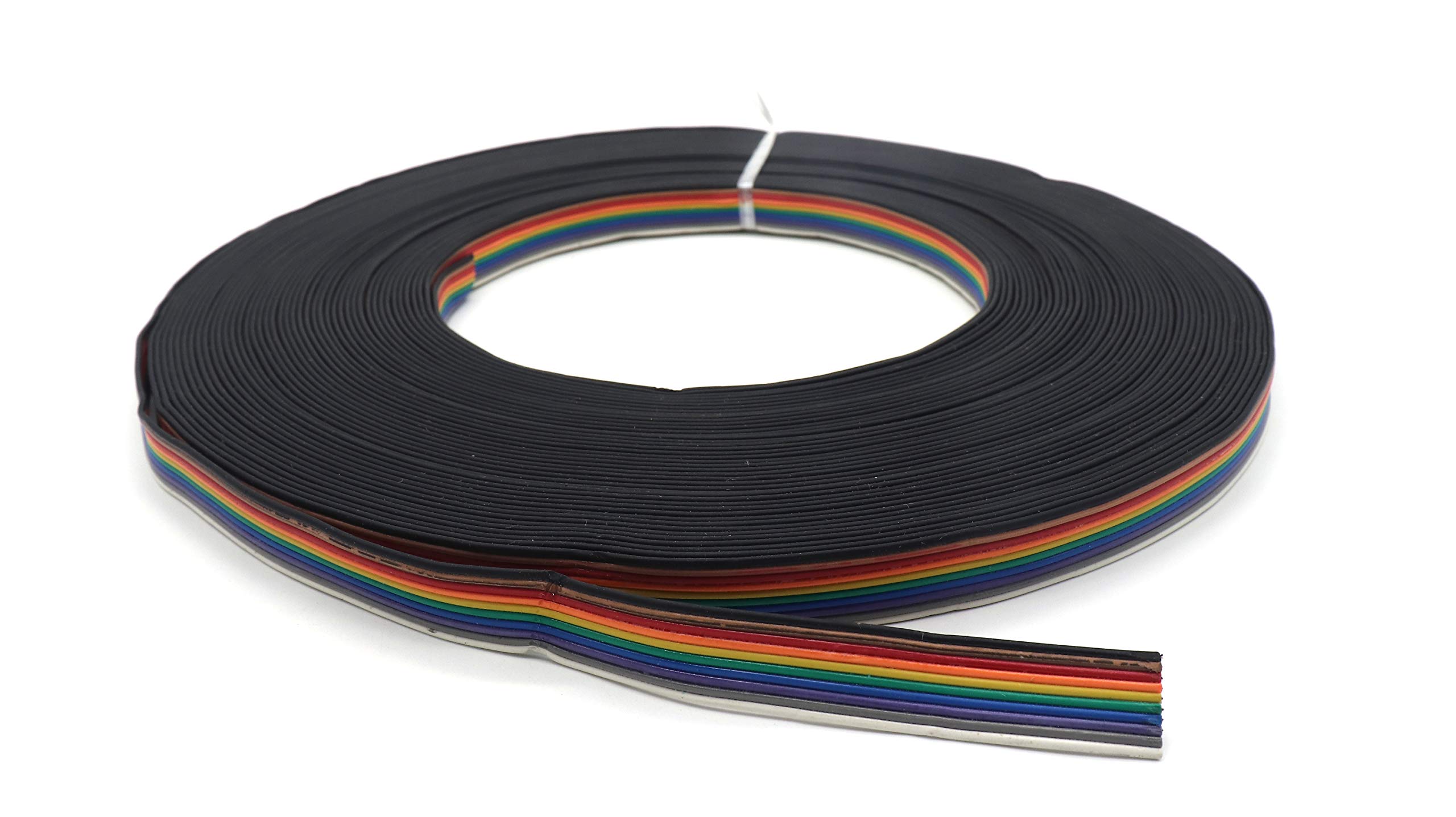 Electronic Spices Multicolor Flat Ribbon Cable 10 Colour wire 20METER