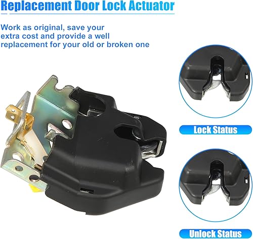 Miniatura 5 de X AUTOHAUX Cerradura de la puerta trasera del coche del actuador del pestillo de la puerta del maletero trasero 74851-S5A-013 para Honda Civic