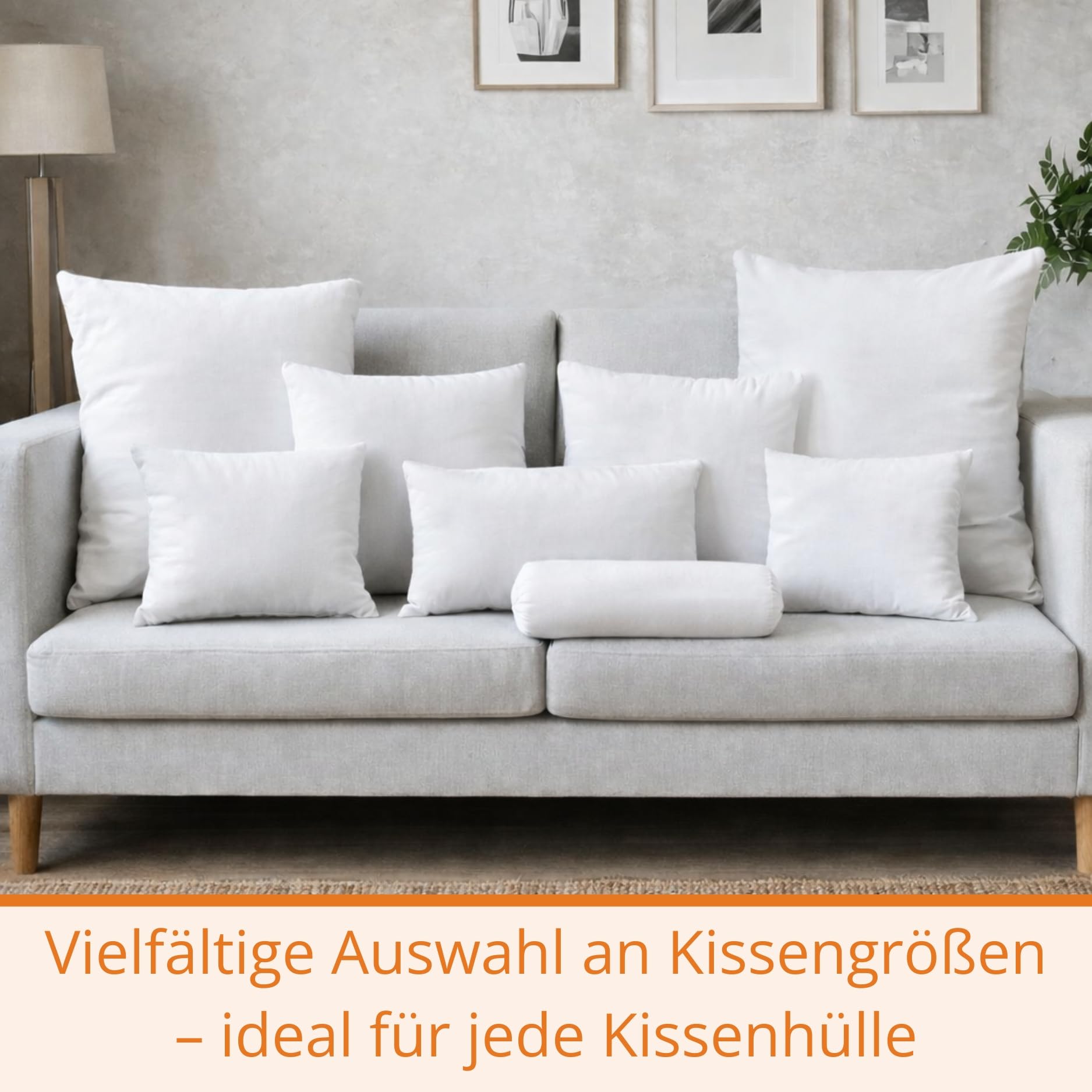 sleepling Kissen 50x75 cm, Kissenfüllung, Sofakissen, Inlet