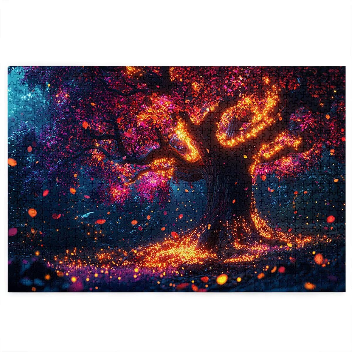 Puzzle 1500 sztuk drzewo, marzenie drewnianych puzzli dla dorosłych, puzzle z wykwintnym opakowaniem, rodzinne gry edukacyjne, puzzle do wystroju domu, pomysł na prezent dla kobiet, prezent dla