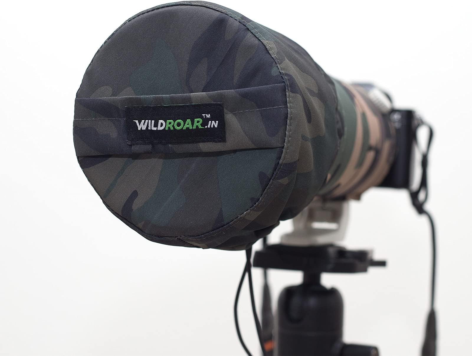 WildRoar Rain & Dust Cap for Nikon-200-500 - Green Forest