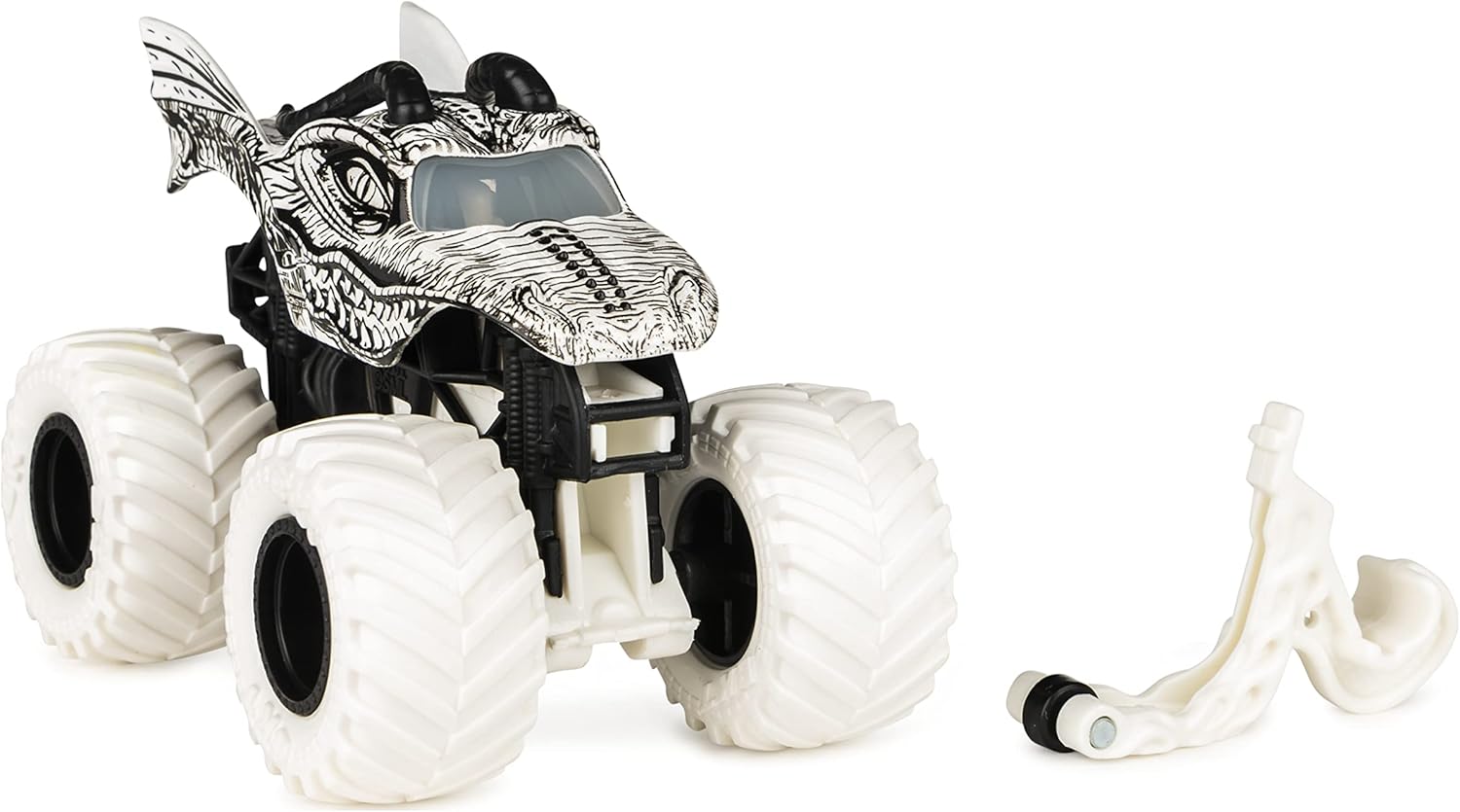 Monster Jam, Official Dragon Monster Truck, Die-Cast Vehicle, Max Contrast Series, 1:64 Scale