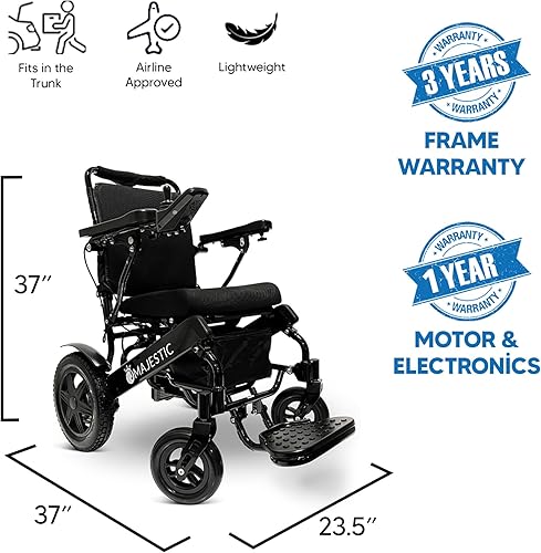 Vista 36 de Silla de ruedas eléctrica plegable de largo alcance 2021, silla de ruedas eléctrica, aprobada por aerolínea, resistente, motorizada por movilidad