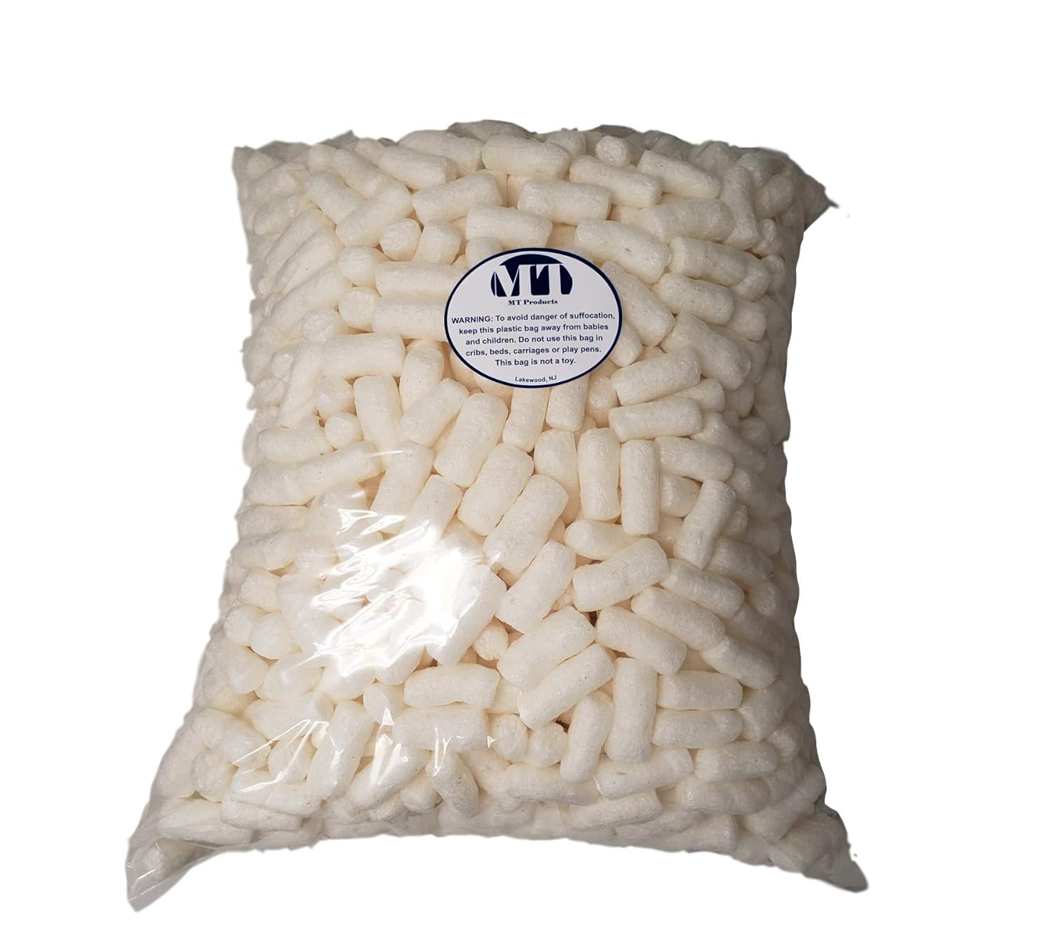 Biodegradable EPS Packing Peanuts Off-White Color Recyclable Great for Cushioning Fragile Items by MT Products - (Approximately 0.60 Cubic Foot) : Office Products