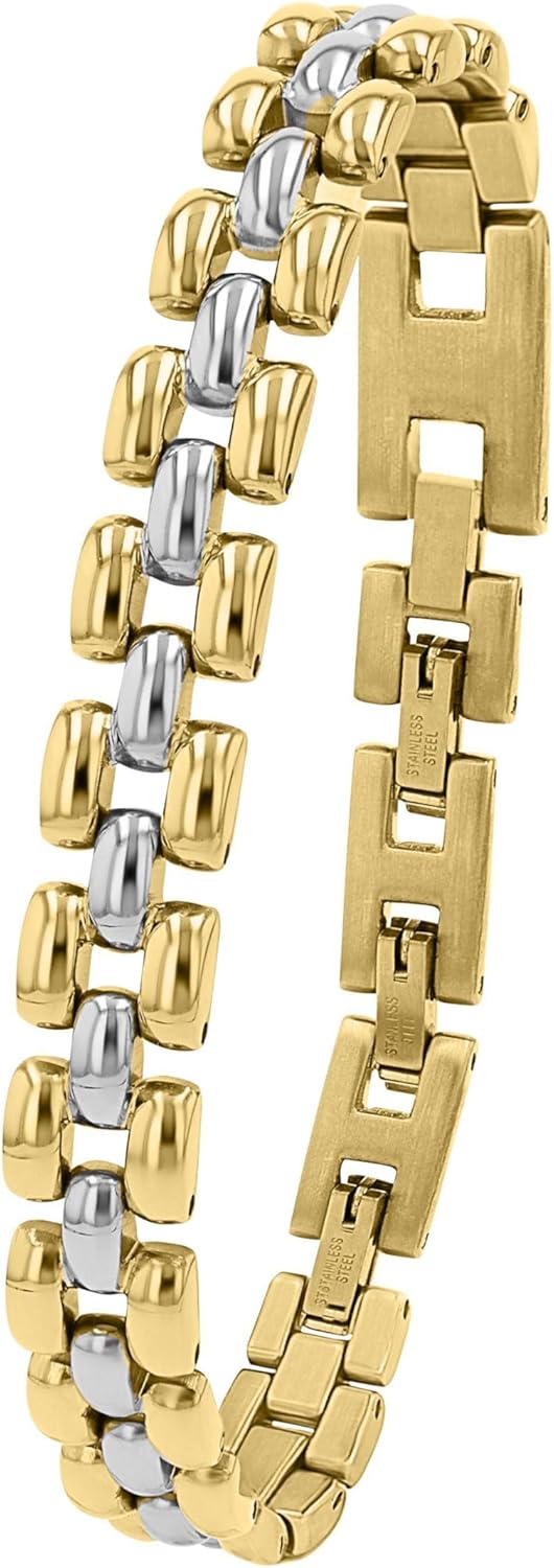 JOOP! Armband aus Edelstahl für Damen, Armschmuck, Silber, Gold, Kommt in Schmuck Geschenk Box