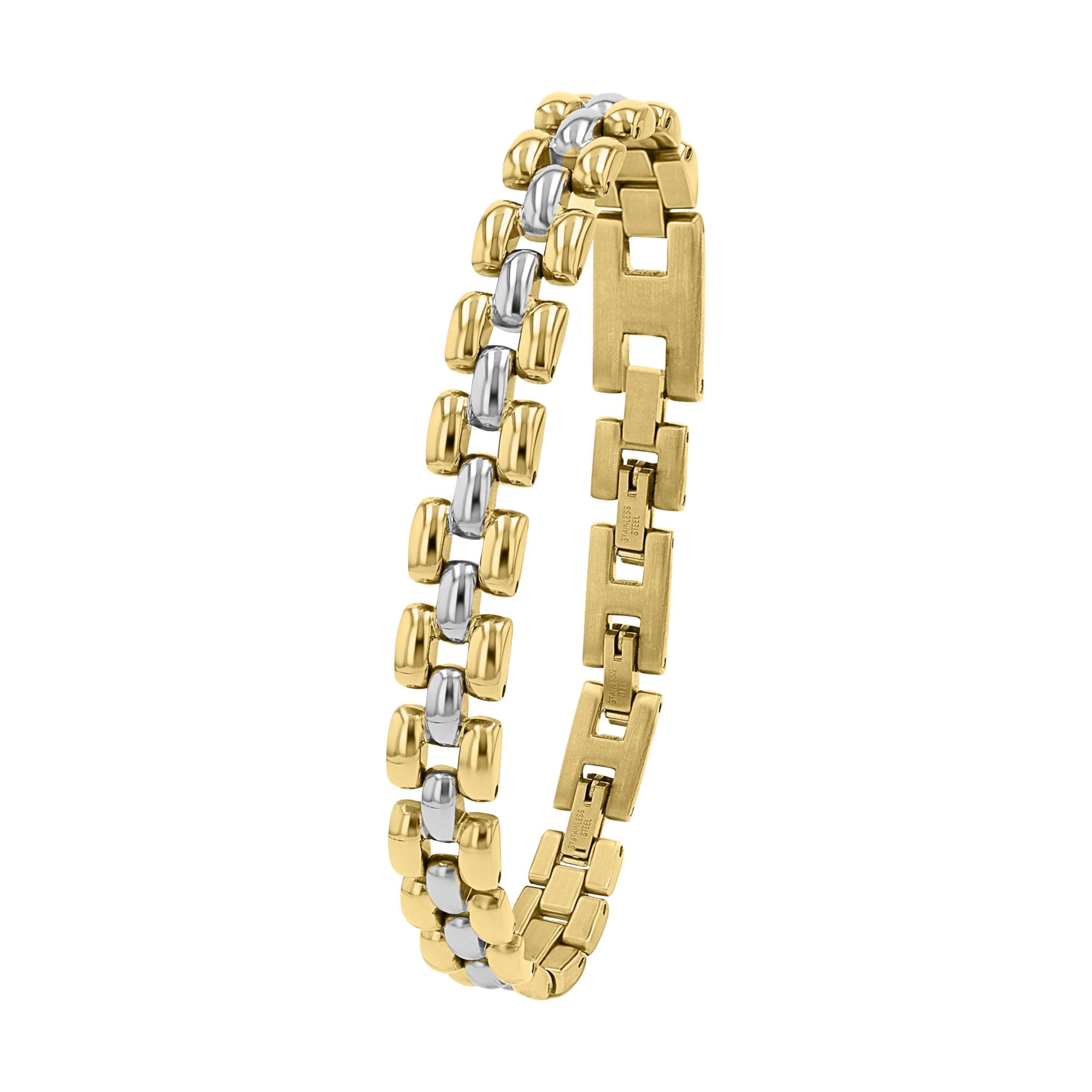 JOOP! Armband aus Edelstahl für Damen, Armschmuck, Silber, Gold, Kommt in Schmuck Geschenk Box