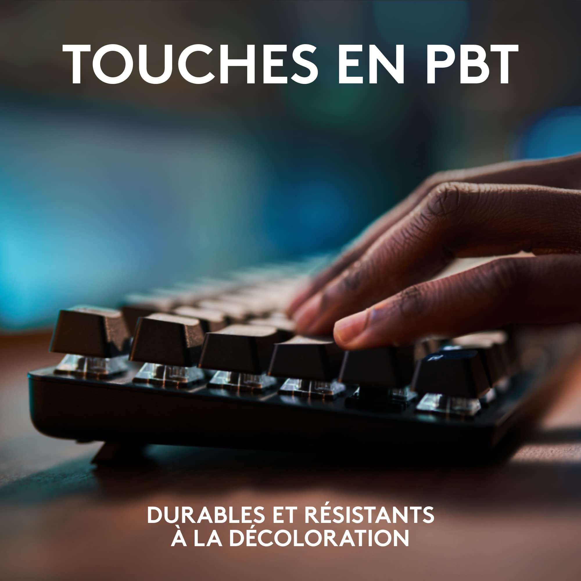 Logitech G G413 TKL SE Clavier Gaming Mécanique - Rétroéclairé avec Switches Mécaniques Tactiles, Anti-Ghosting, Compatible avec Windows, macOS, Clavier Français AZERTY - Noir