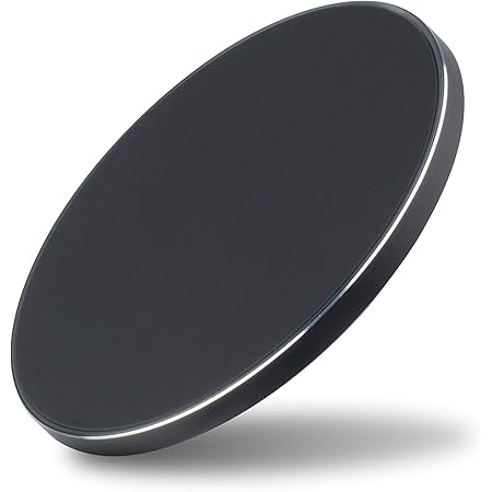 Amazon Com At T Qi Certified Fast Wireless Charger Compatible With Samsung Apple Iphone X Iphone 8 And Iphone 8 Plus Wc50 Cell Phones Accessories