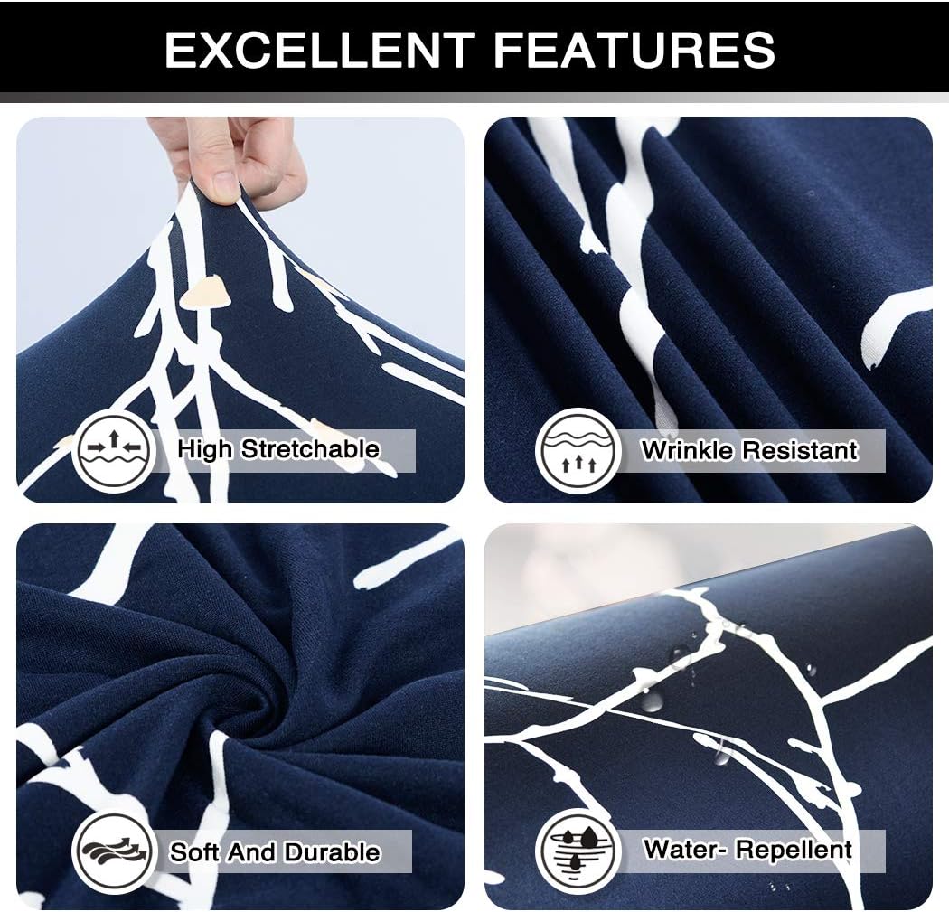 Lamberia Printed Sofa Cover Stretch Couch Cover Sofa Slipcovers for Couches and Loveseats with Two Free Pillow Case (Tree Branch, Loveseat)