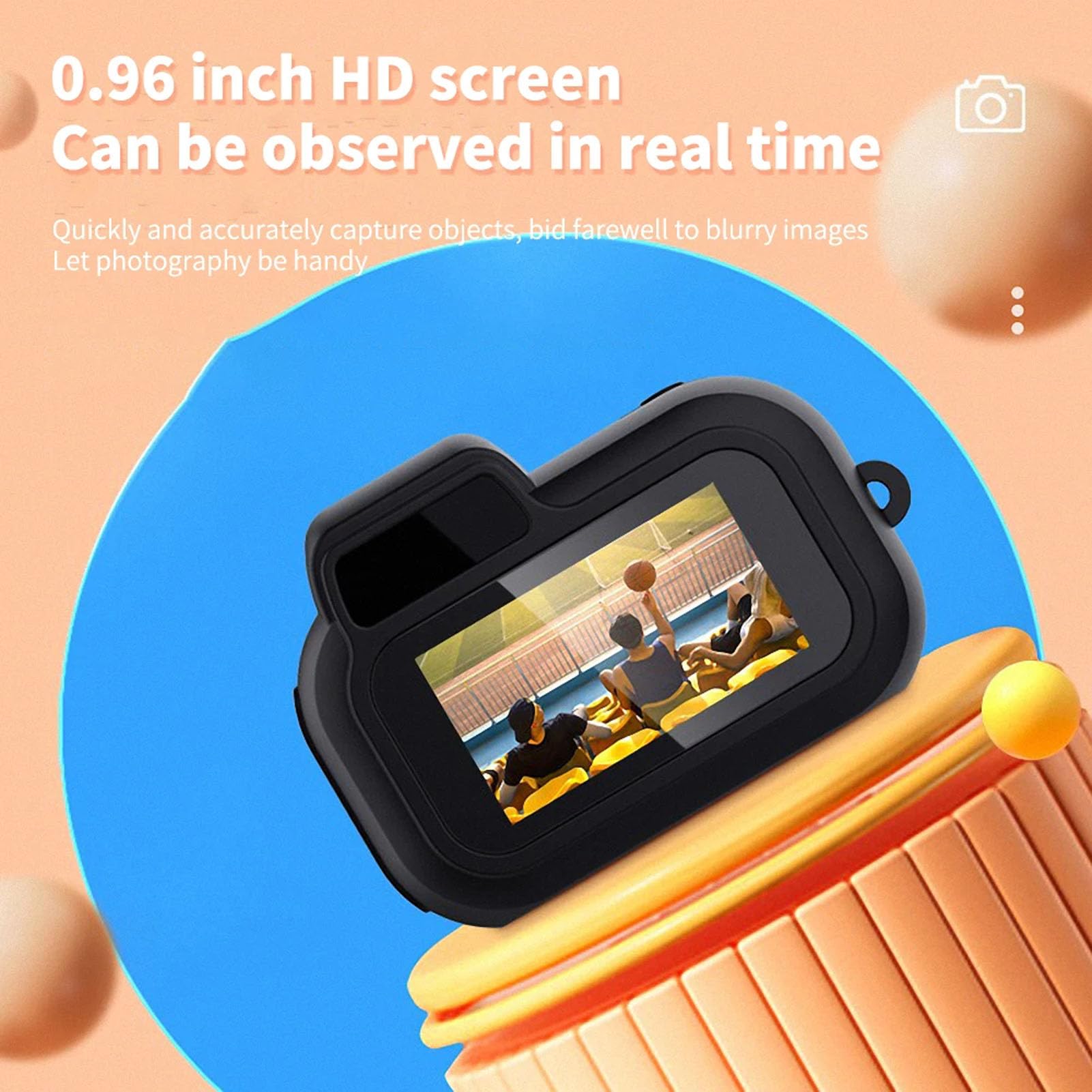 Mini videocamera da 1080p, mini videocamera da 2 MP, mini DV DVR, 100 minuti di durata della batteria, per studenti, bambini Mini videocamera da 1080p, mini videocamera da 2 MP, mini DV DVR, 100 minuti di durata della batteria, per studenti, bambini