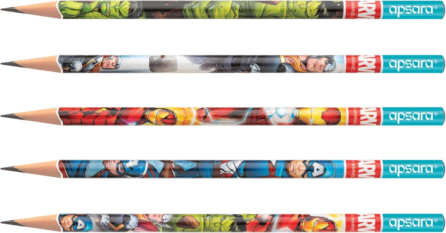 Apsara Marvel Avengers Extra Dark Pencils - Pack of 10