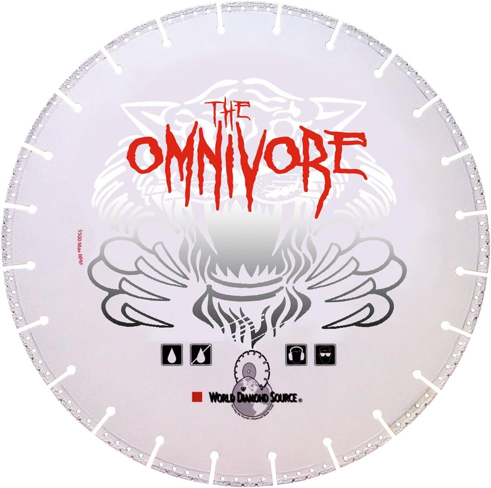 Omnivore VBSSC14-7B Pro Metal Diamond Blade with Side Protection, 14-Inch