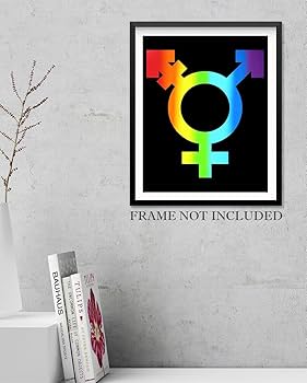 Amazon.co.jp: ジェンダー平等シンボル レインボー 11インチ x