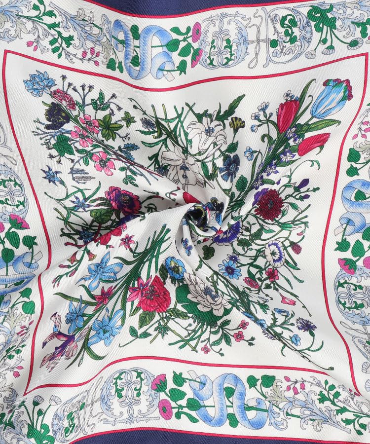 Image of Italian 100% Silk Pocket Square, Premium Small Batch Accessory for Men, 32x32 cm (12.5''x12.5''), One Side Print