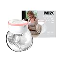 MISK Wearable Electric Breast Pump For Feeding Mothers, 4 Modes & 12 Levels, Automatic & Digital Screen, Rechargeable 12