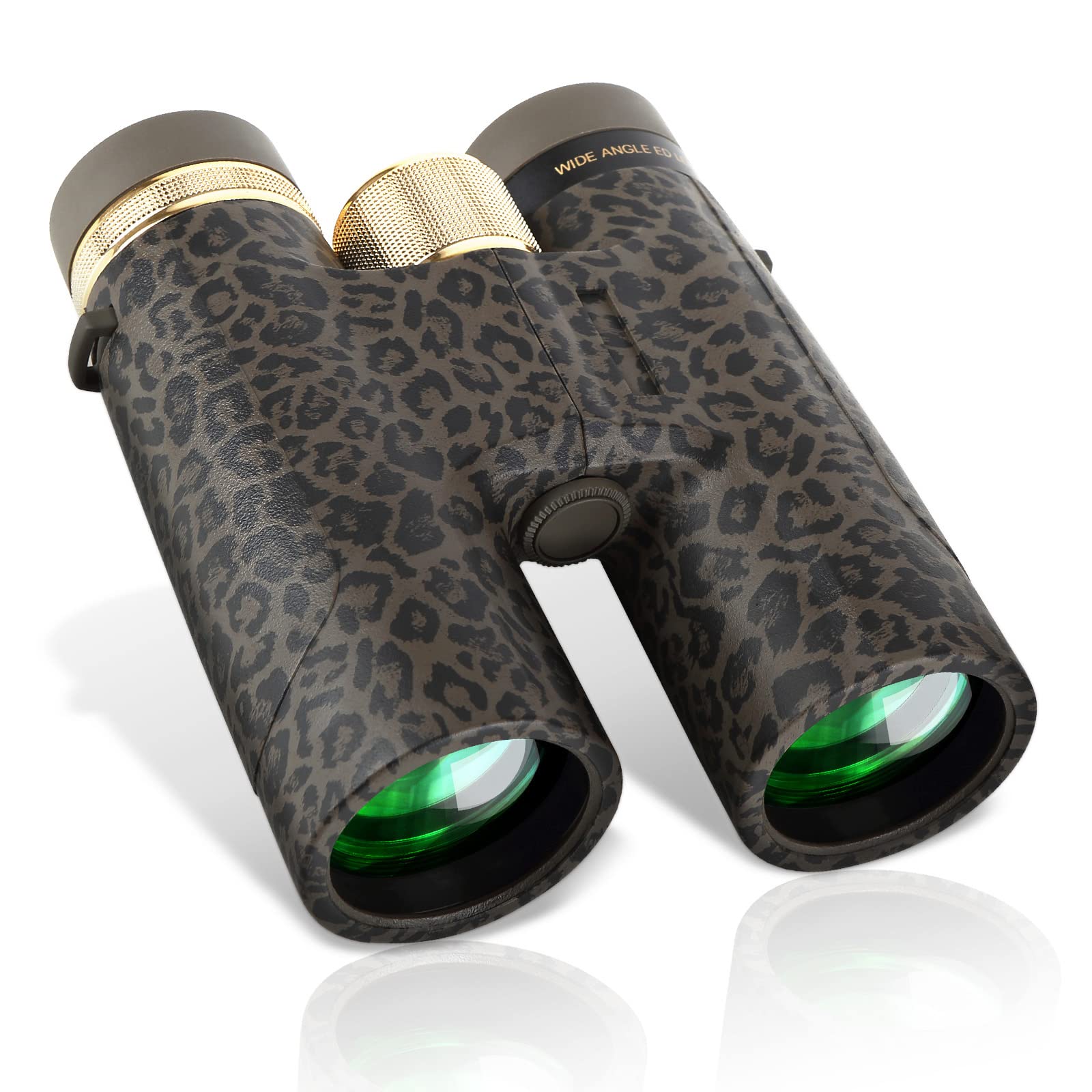12x42 HD Binoculars Suitable for Adults, Large Viewangle with Clear Low Night Vision IPX7 Waterproof Multi Coated Field 5.6° for Outdoor, Hunting