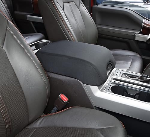 Miniatura 6 de Voodonala Para Ford F150 2015-2020 CenterConsole Apoyabrazos Caja Antipolvo Cubierta protectora de arañazos para mascotas
