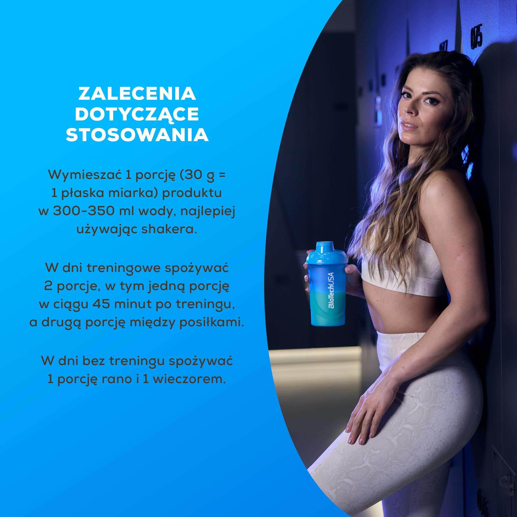 BioTechUSA Protein Power | Wysokobiałkowy, bez cukru, bez laktozy, bez glutenu | Dodatek kreatyny, 1 kg, Czekolada | Z białkiem serwatkowym, izolatem białka sojowego, kazeinianem wapnia | bez cukru, laktozy i glutenu | 1 kg, czekolada