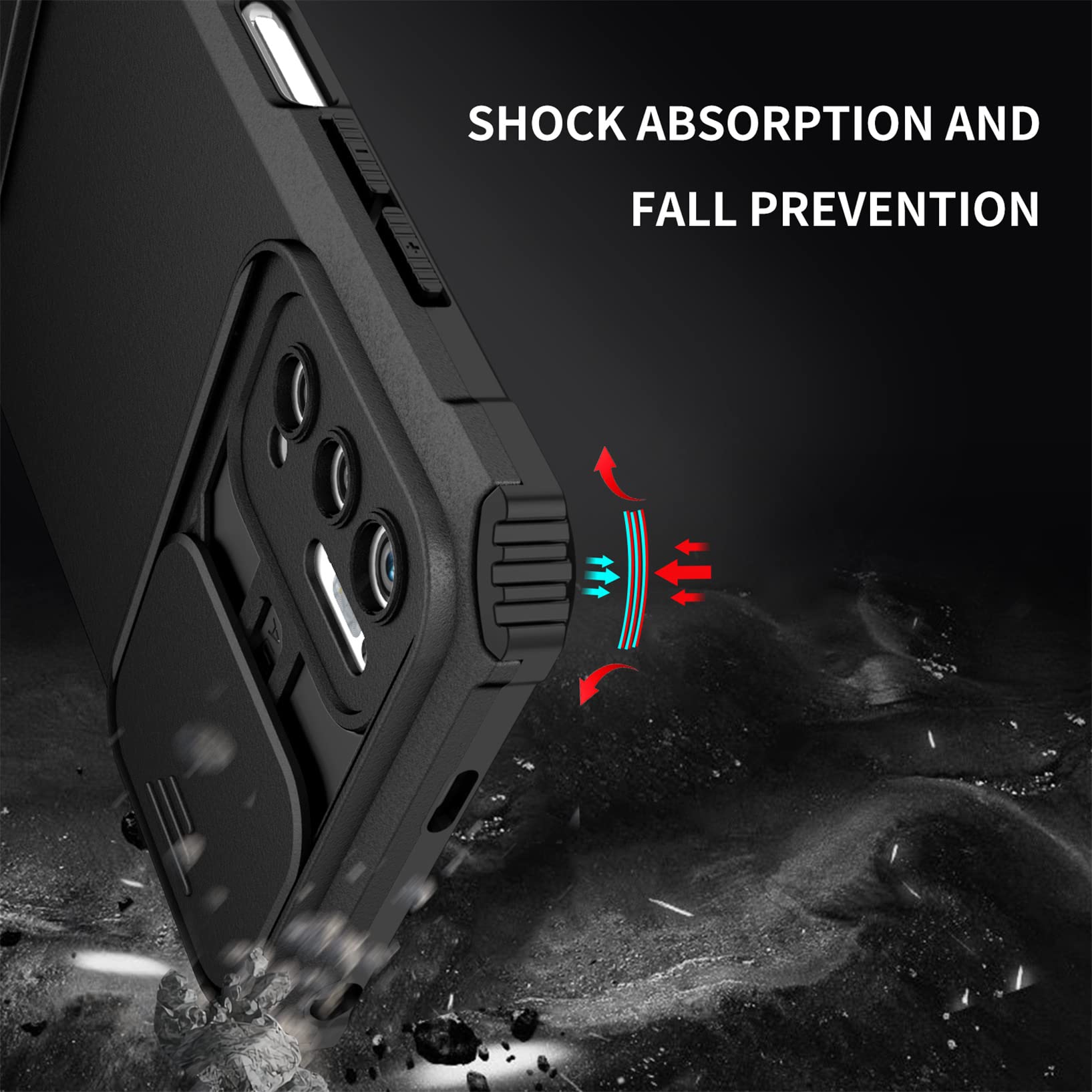 Cover per Xiaomi Redmi Note 10 5G, Custodia 2in1 Dual Layer Ibrida [360°] Full B