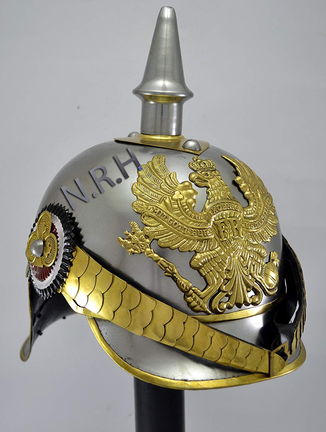 Germany - Beautiful Pickelhaube Officer helmet (replica) - Catawiki