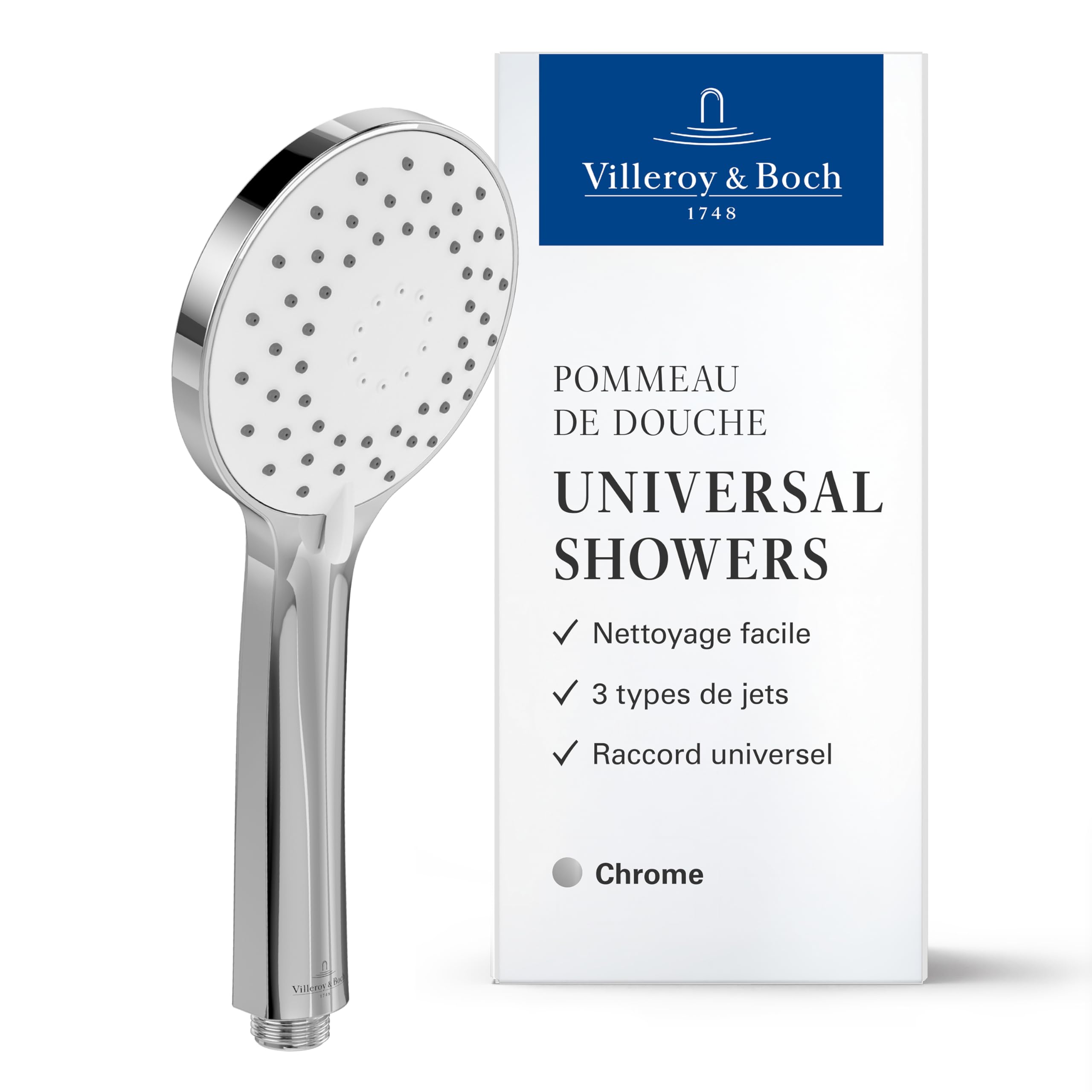Villeroy & Boch Universal Showers douchette à main – Chrome