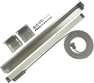 CHAWED 5um Linear Optical Scale Encoder 500mm DRO for Milling Lathe - 2/3 Axis High-Precision Display Kit