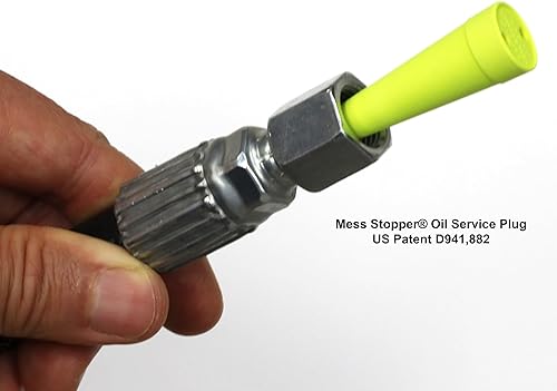 Miniatura 2 de Mess Stopper Kit universal de tapones y tapas de goma para servicio de línea de aceite hidráulico, 4 tamaño pequeño, redondo