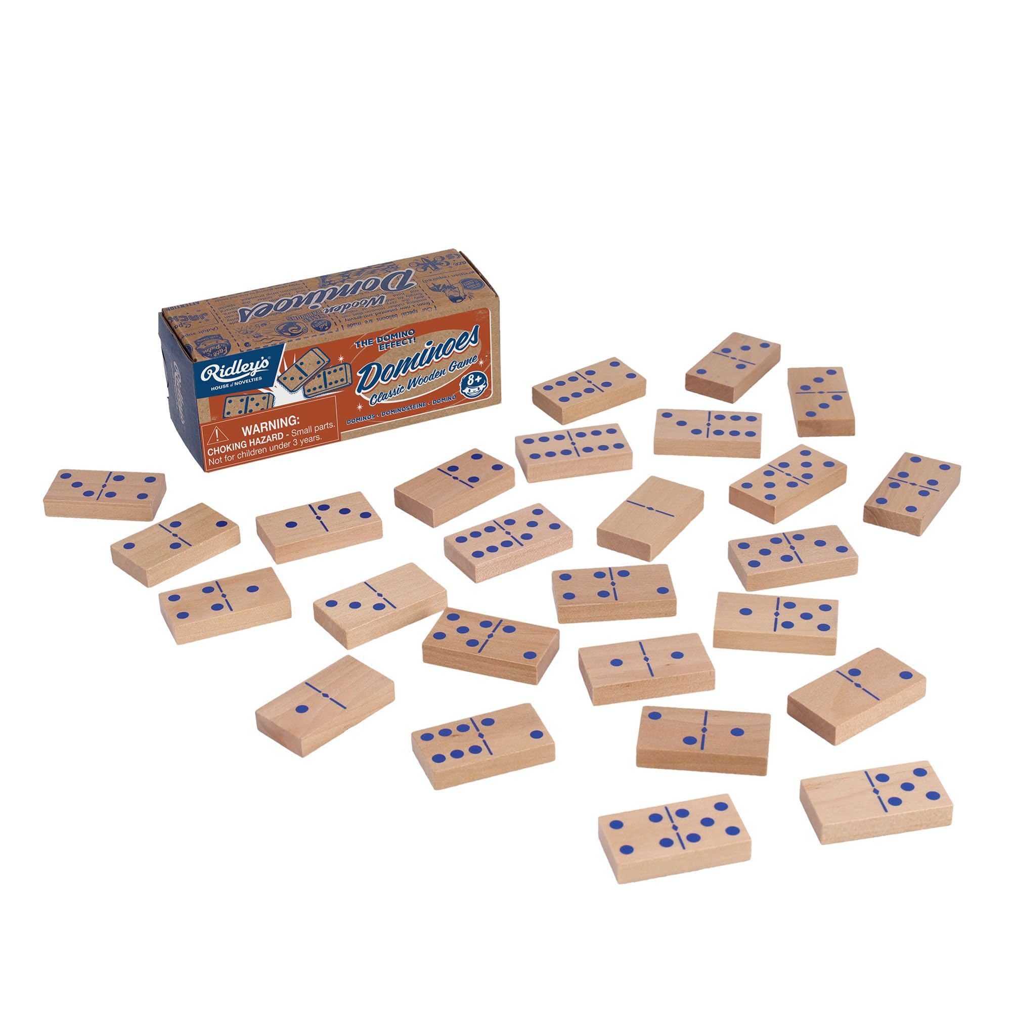 Ridley’s | House of Novelties - Dominoes | Classic Board Game | Ages 8+ | 2 Players