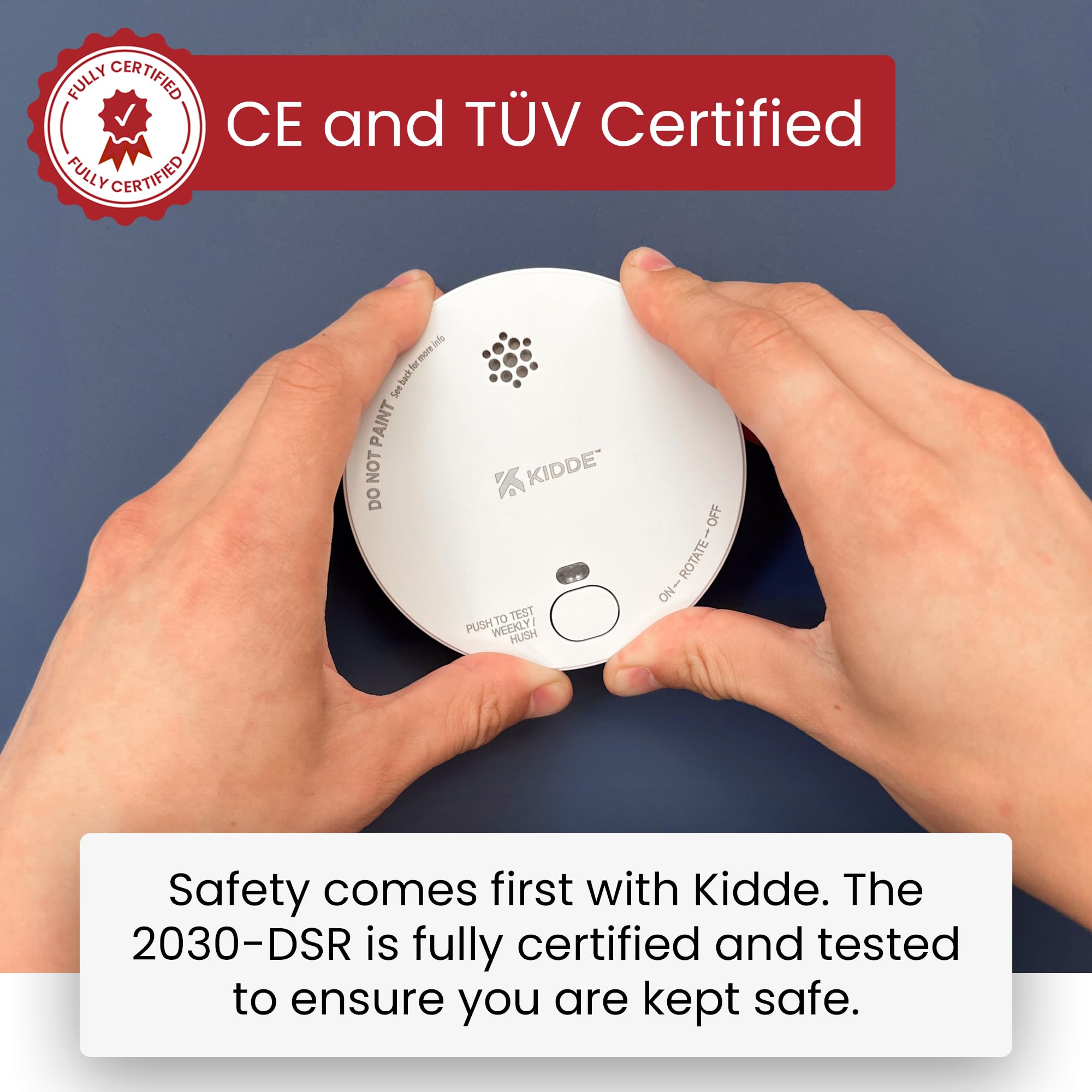 Kidde 4" Optical Smoke Alarm : Pennine Leisure Supplies 1 thumbnail image