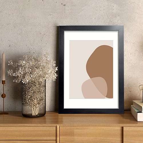 Vista 117 de LaVie Home - Portarretratos de 18 x 24 pulgadas, fotos de 16 x 20 pulgadas con paspartú, de 18 x 24 pulgadas sin paspartú, plexiglás pulido, Negro